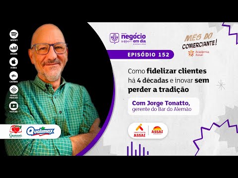 152 – Como fidelizar clientes há 4 décadas e inovar sem perder a tradição – com Jorge Tonatto