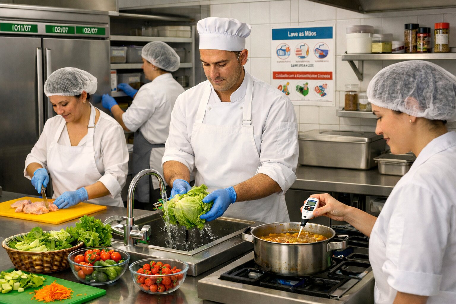 Curso gratuito e com certificado: Manipulação de Alimentos