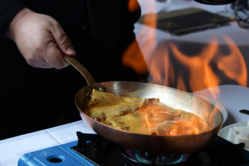 Panela a flambar