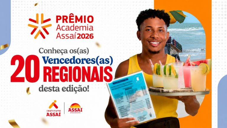 Prêmio Academia Assaí 2026: conheça os 20 Vencedores Regionais