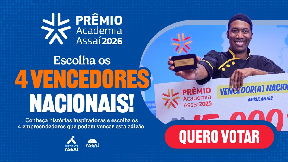 Votação Prêmio Academia Assaí 2026: como participar