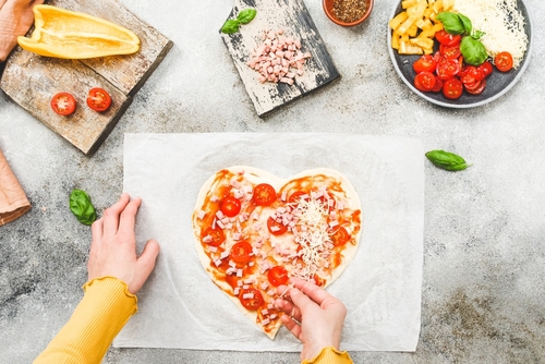 Pizza em formato diferente para o dia das crianças